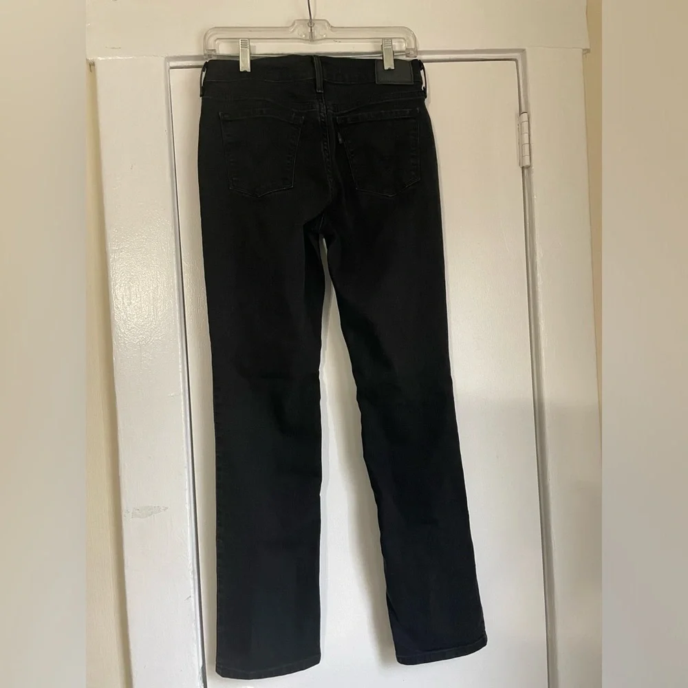 Levi’s 505 black straight jeans size‎ 6